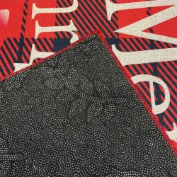 Χαλί Χριστουγεννιάτικο 100Χ150 Κόκκινο Καρό