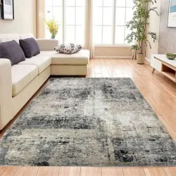Χαλιά Τσοκμέ 133x220 Μπεζ - Μαύρο