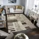 Χαλιά Μοντέρνα 230x270cm-Μπες& καφέ
