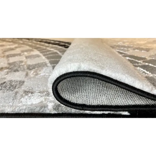 Χαλιά Μοντέρνα 200x290cm-μαύρο&άσπρο