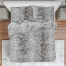 Σετ Σεντόνια Υπέρδιπλα 4τμχ 240X260 IL-LINE Μπέζ-Γκρί