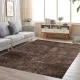 Χαλί Shaggy Γούνα 200x290cm Καφέ
