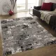 Χαλιά Μοντέρνα 230x300cm γκρι-άσπρο