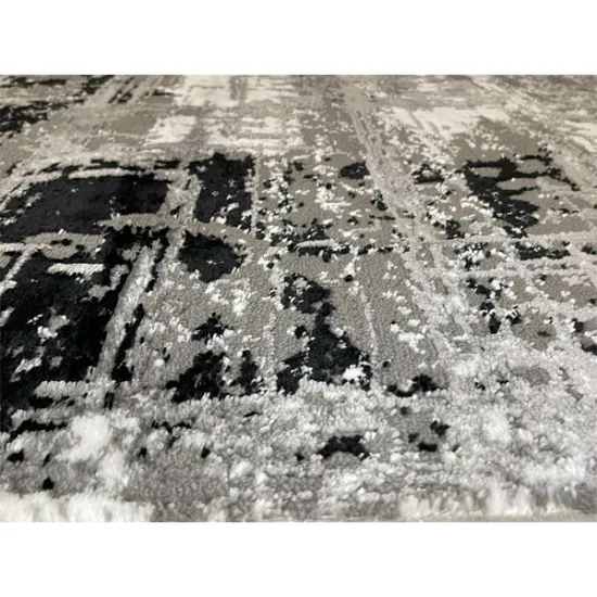 Χαλιά Μοντέρνα 230x300cm γκρι-άσπρο