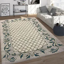 Xαλιά Ανάγλυφα 200x300cm-Γκρί & Θαλασσί