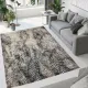 Xαλιά TSOKME 210X260cm-Γκρί & μαύρο