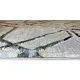 Xαλιά Ανάγλυφα 200x300cm-Γκρί & σκούρο μπλέ