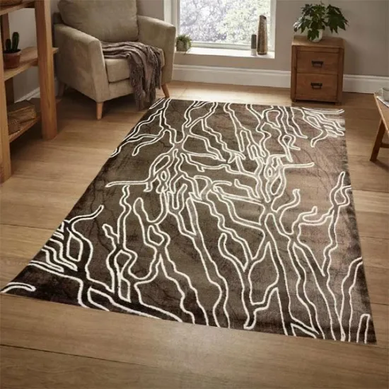 Xαλιά TSOKME 210X260cm--Μπες & άσπρο